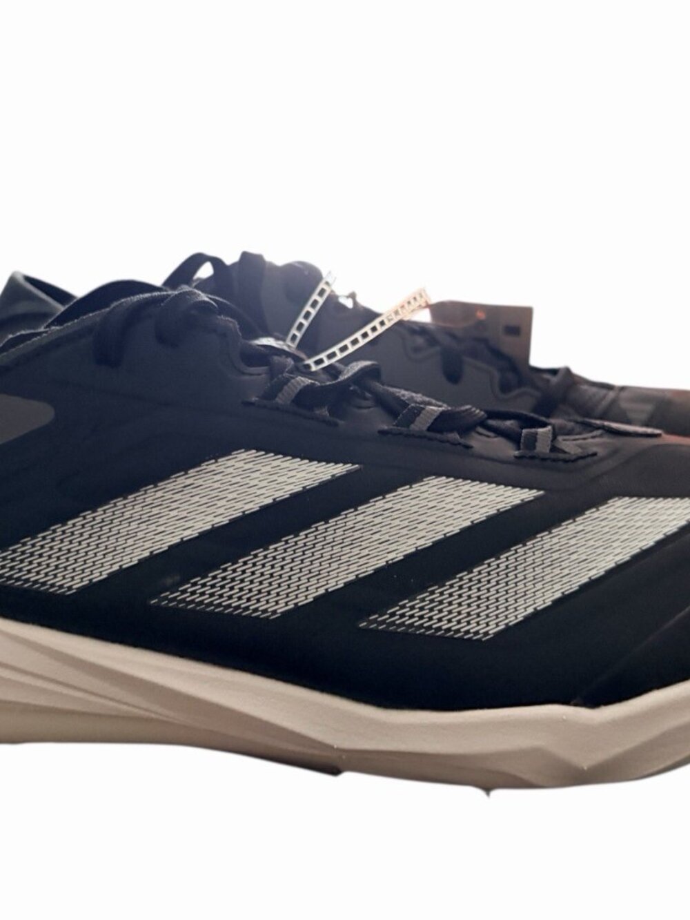 Adidas Adizero Impact Baseball Cleats Shoes Men Sz 12.5 Black White Metal Low